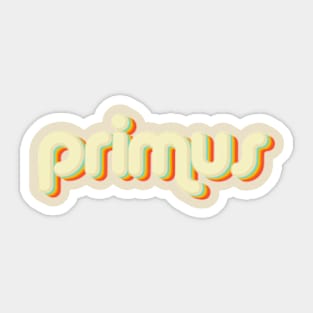 vintage color primus Sticker